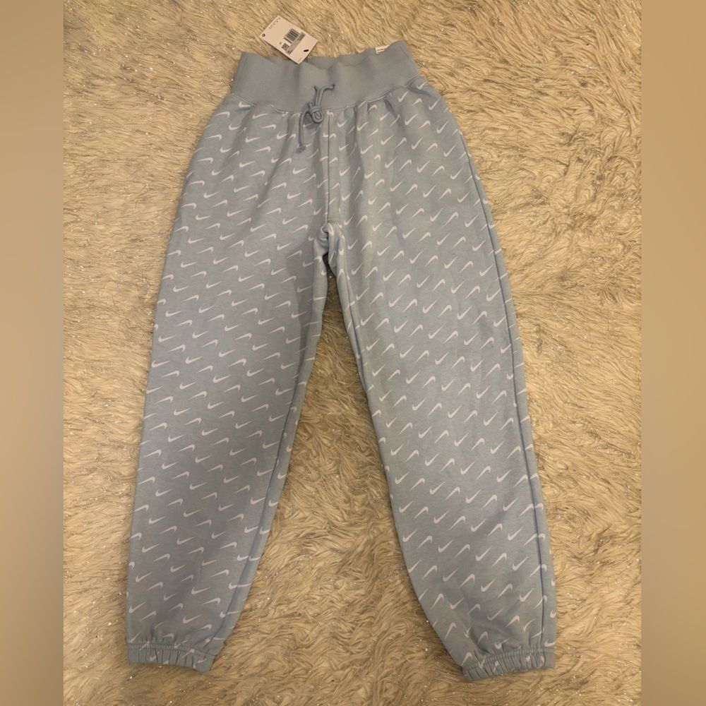 Nike Sky Blue Women’s Oversized Fit Sportswear Fleece Jogger  Size XS